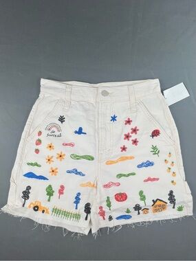 NWT Mother MOTHER The Stud Finder Shorts